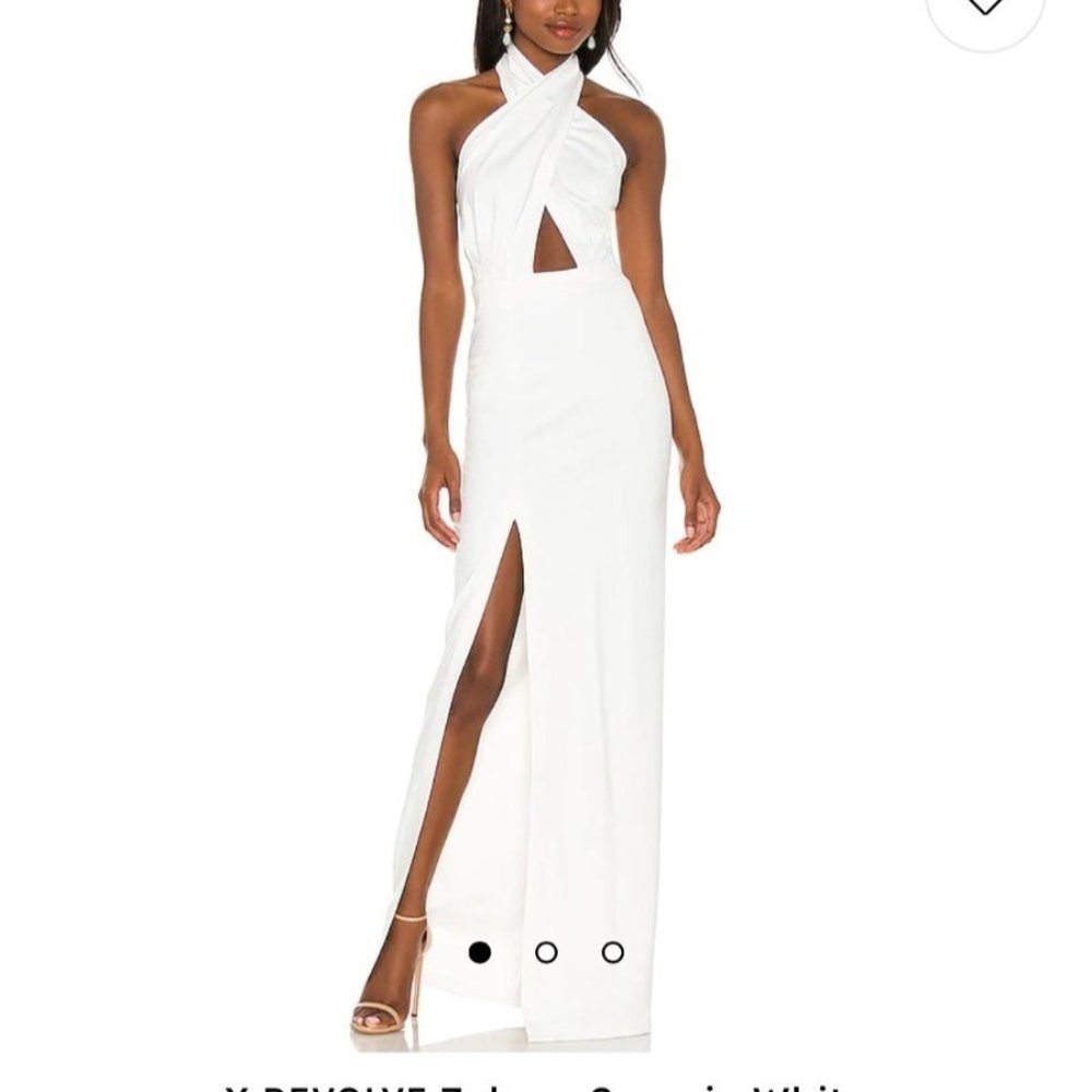 Amanda Uprichard White Maxi Dress